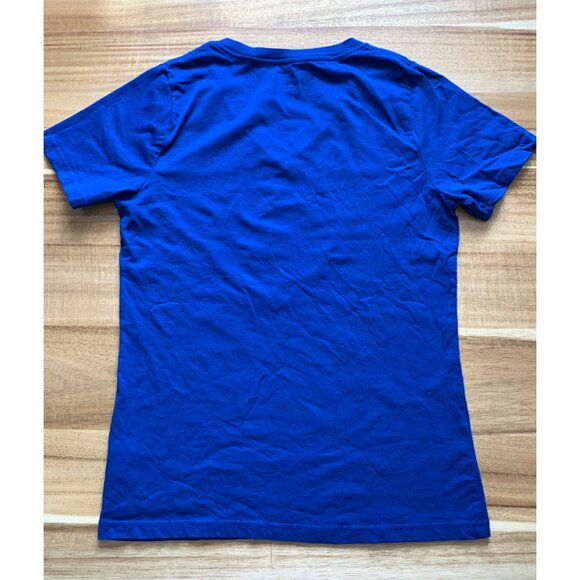 Genuine Merchandise Chicago Cubs Womens Blue V-Neck T-Shirt Size Large - Picture 4 of 12